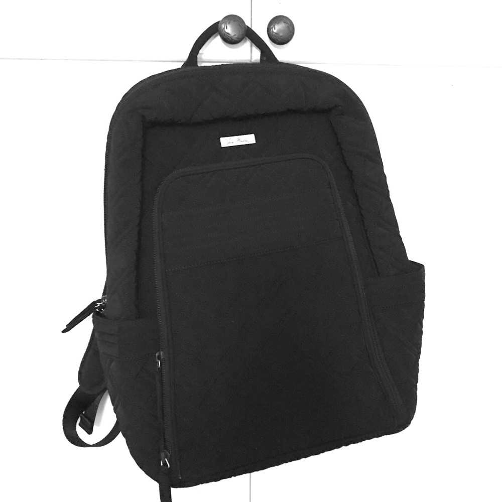 Vera Bradley back pack, Black microfiber